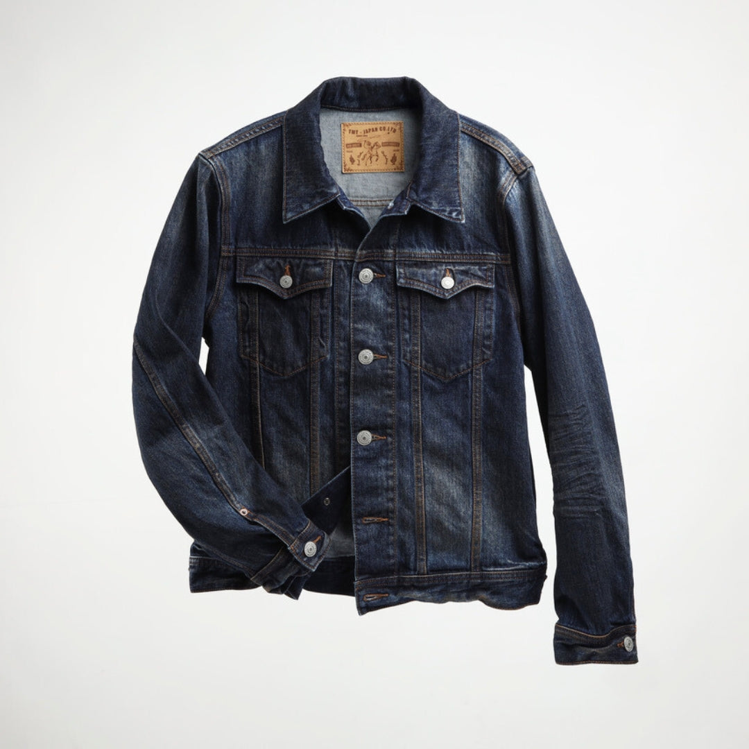12oz SOFT DENIM TRUCKER JACKET/INDGO