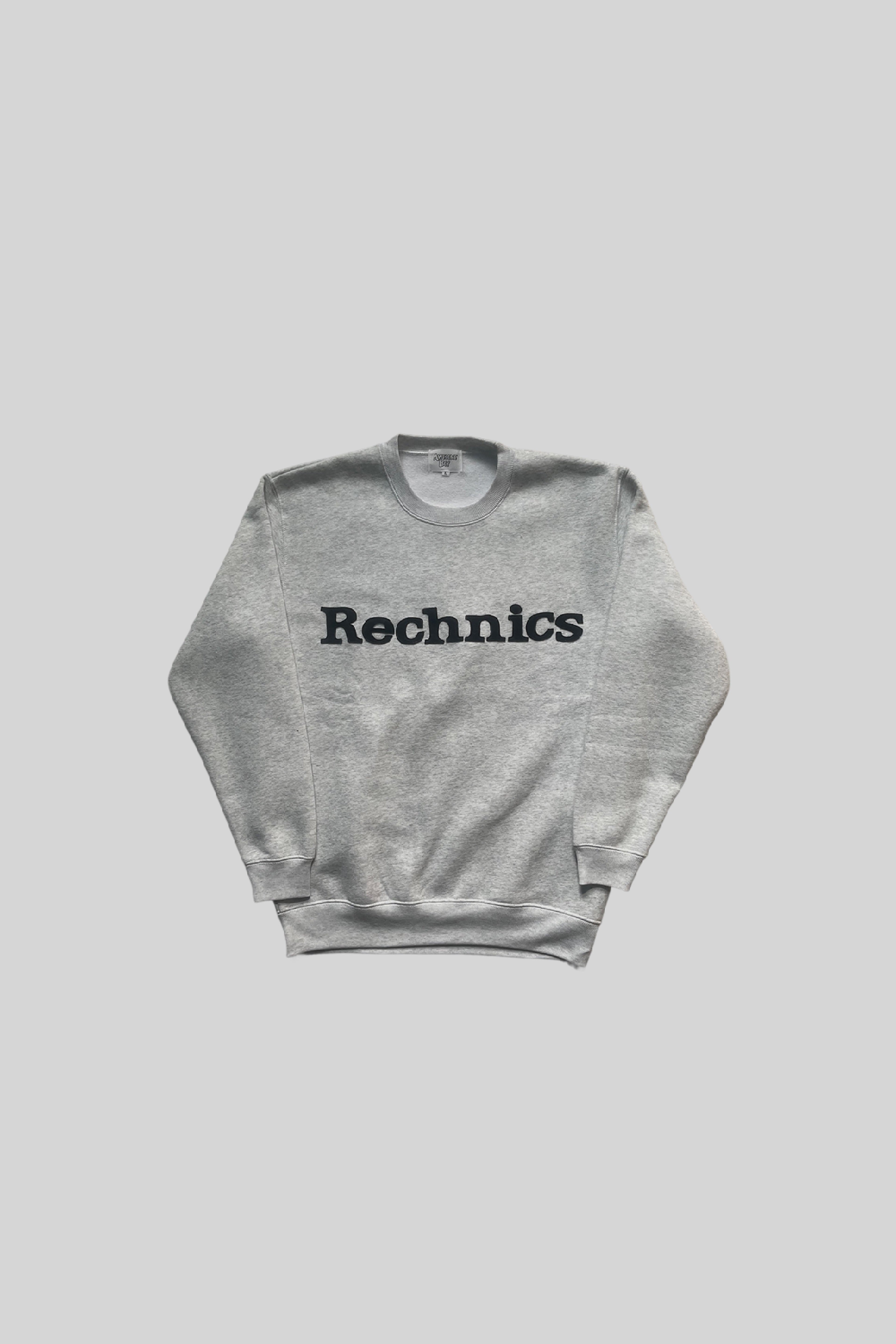 "RECHNICS" CREW NECK SWEAT(H,GRAY)