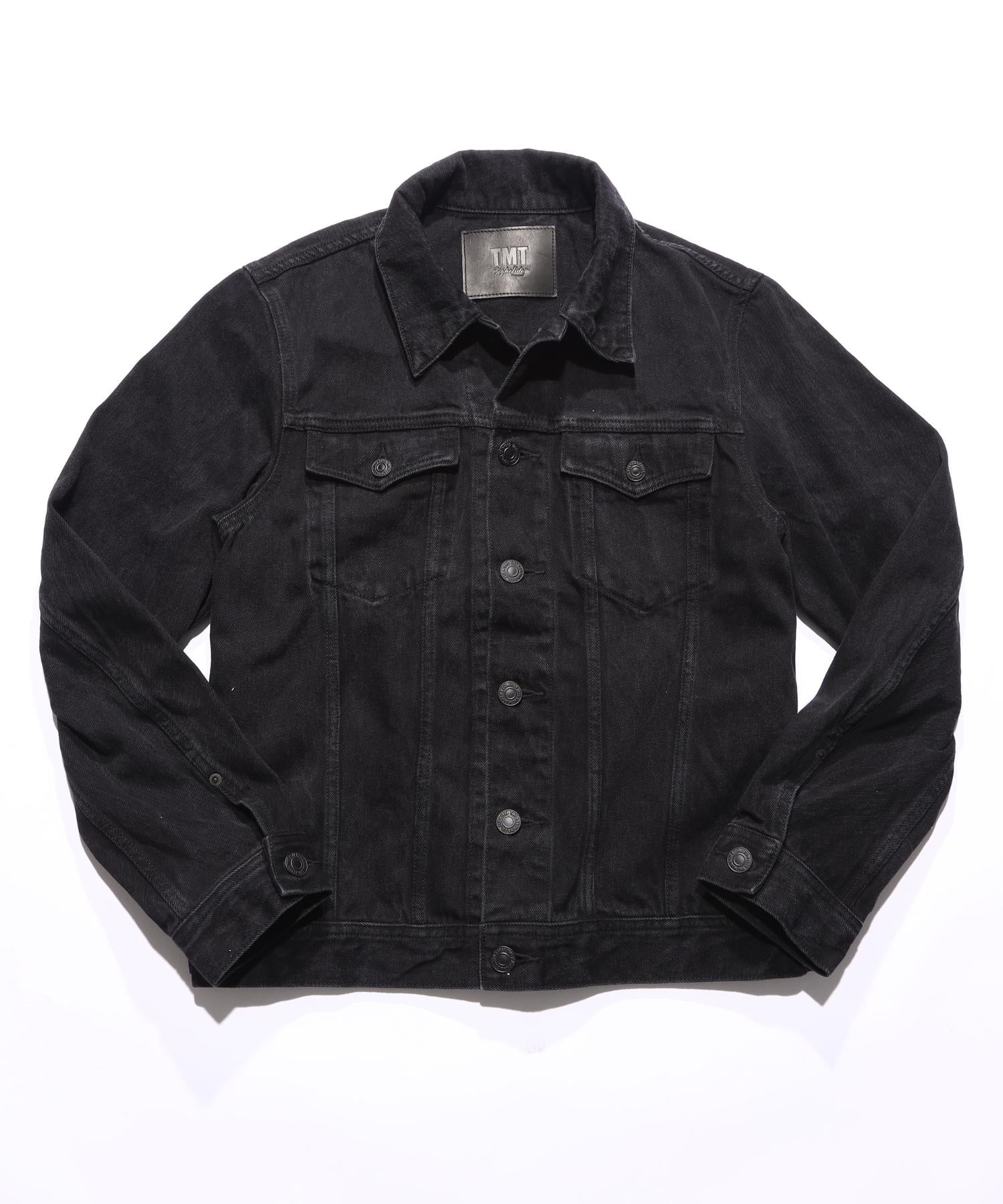 12oz SOFT BLACK DENIM TRUCKER JACKET