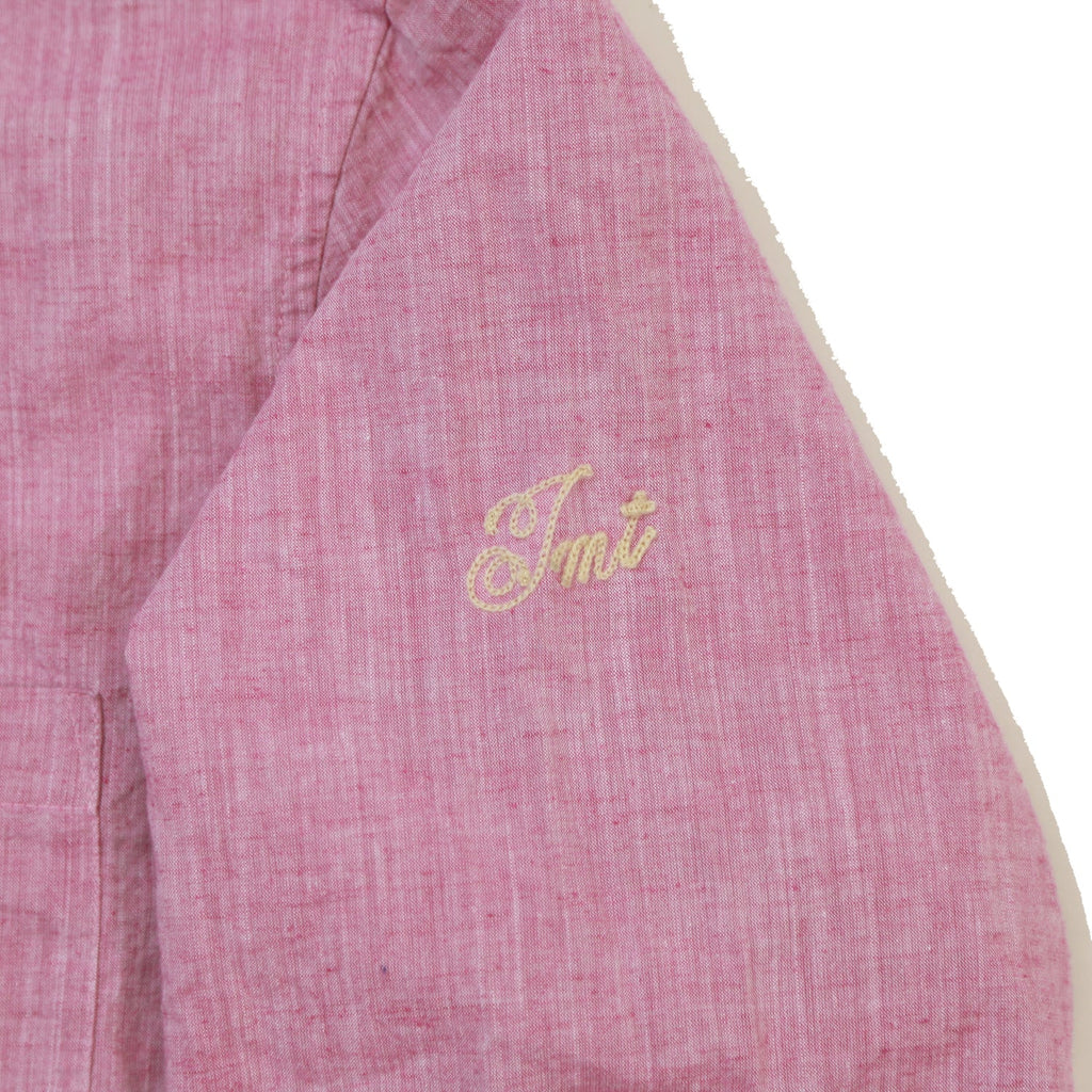 COTTON LINEN  CHAMBRAY SHIRTS／ PINK