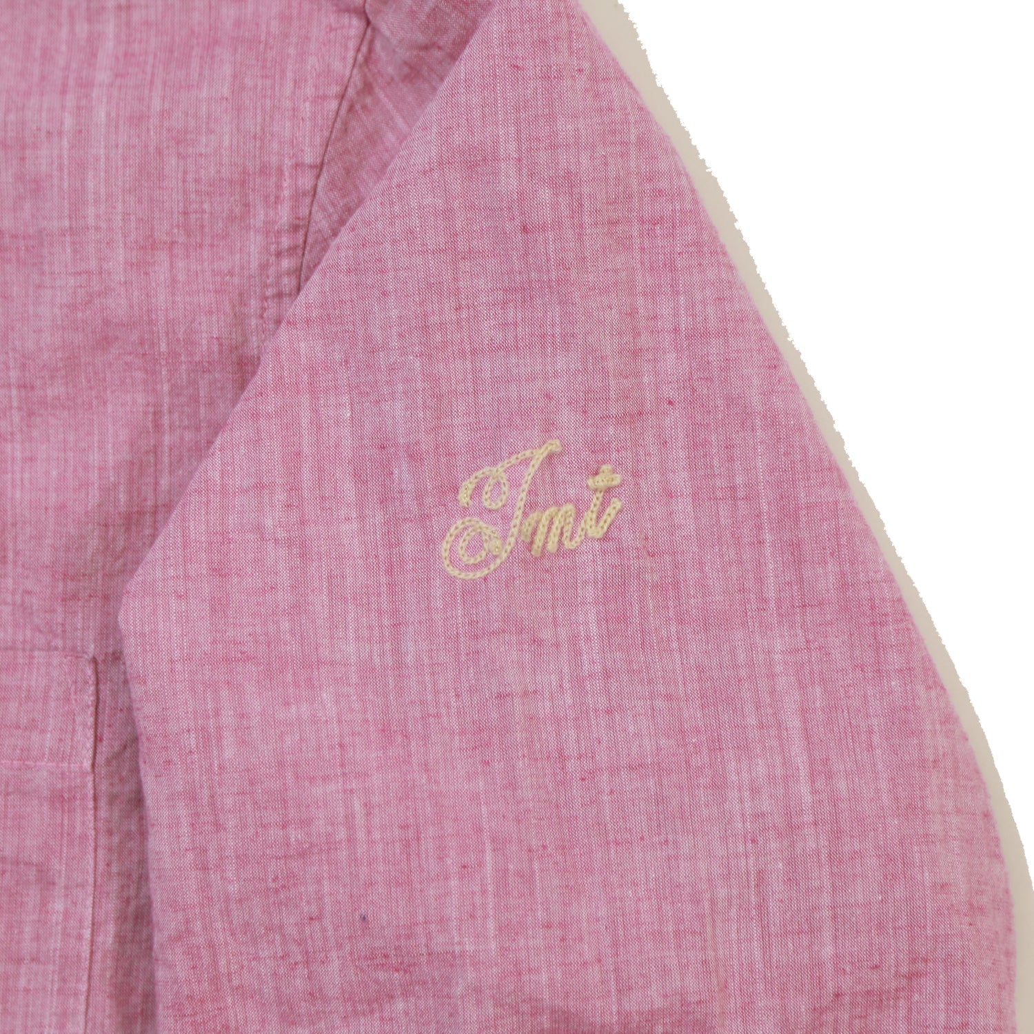 COTTON LINEN  CHAMBRAY SHIRTS／ PINK