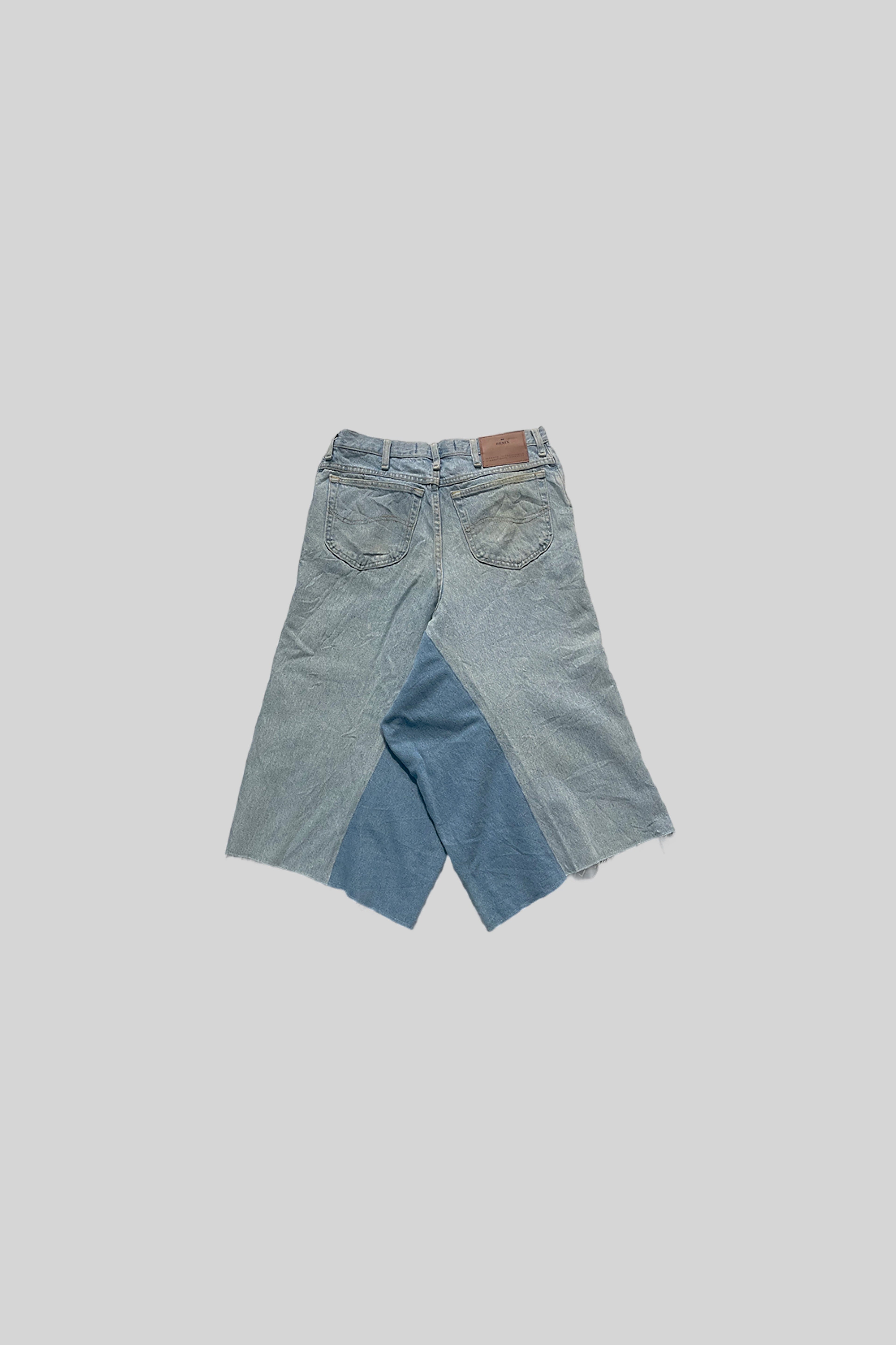 "A" RMY 3/4 BAGGY DENIM SHORTS (part 3)