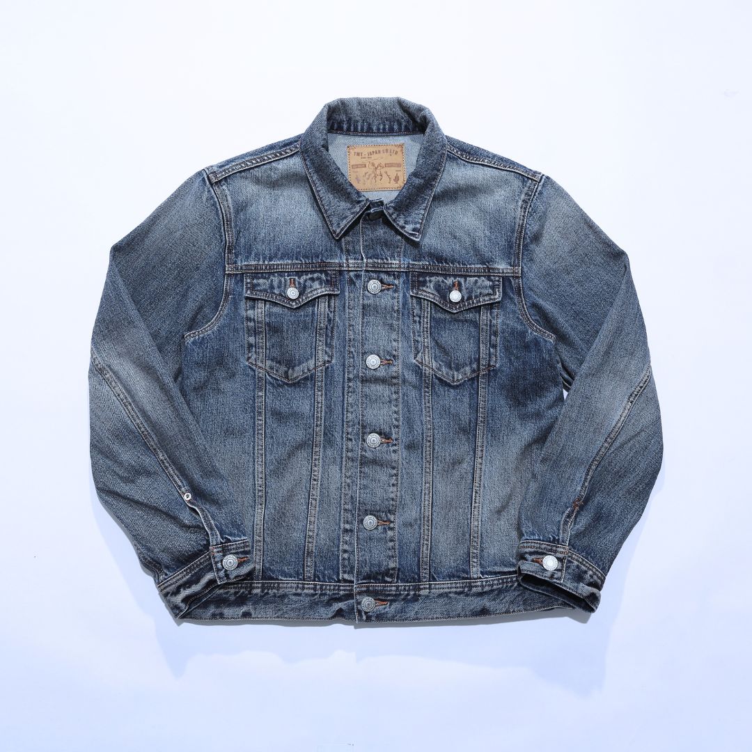 12oz SOFT DENIM TRUCKER JACKET／INDIGO LIGHT