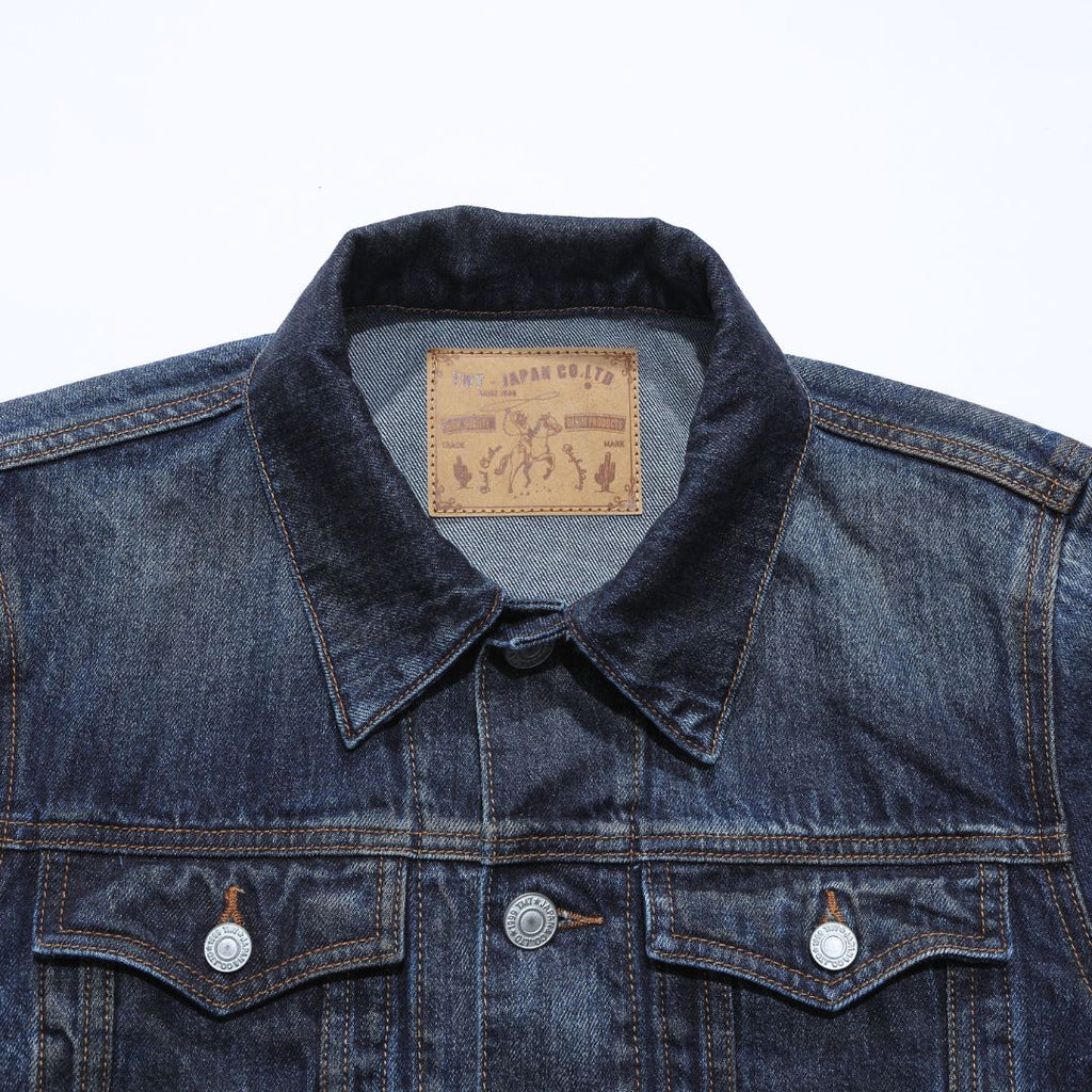 12oz SOFT DENIM TRUCKER JACKET／INDGO