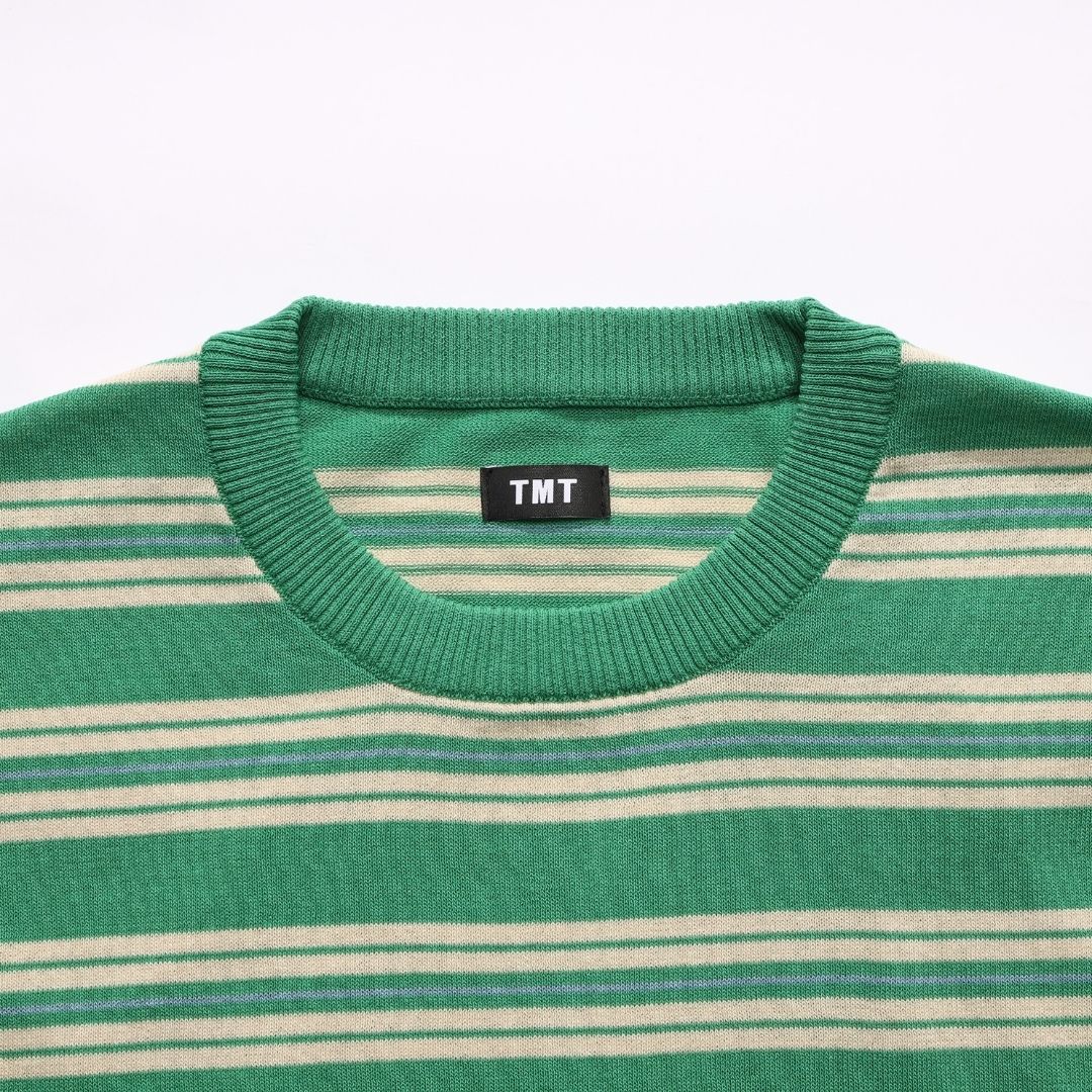DRY KNIT BORDER T-SHIRTS