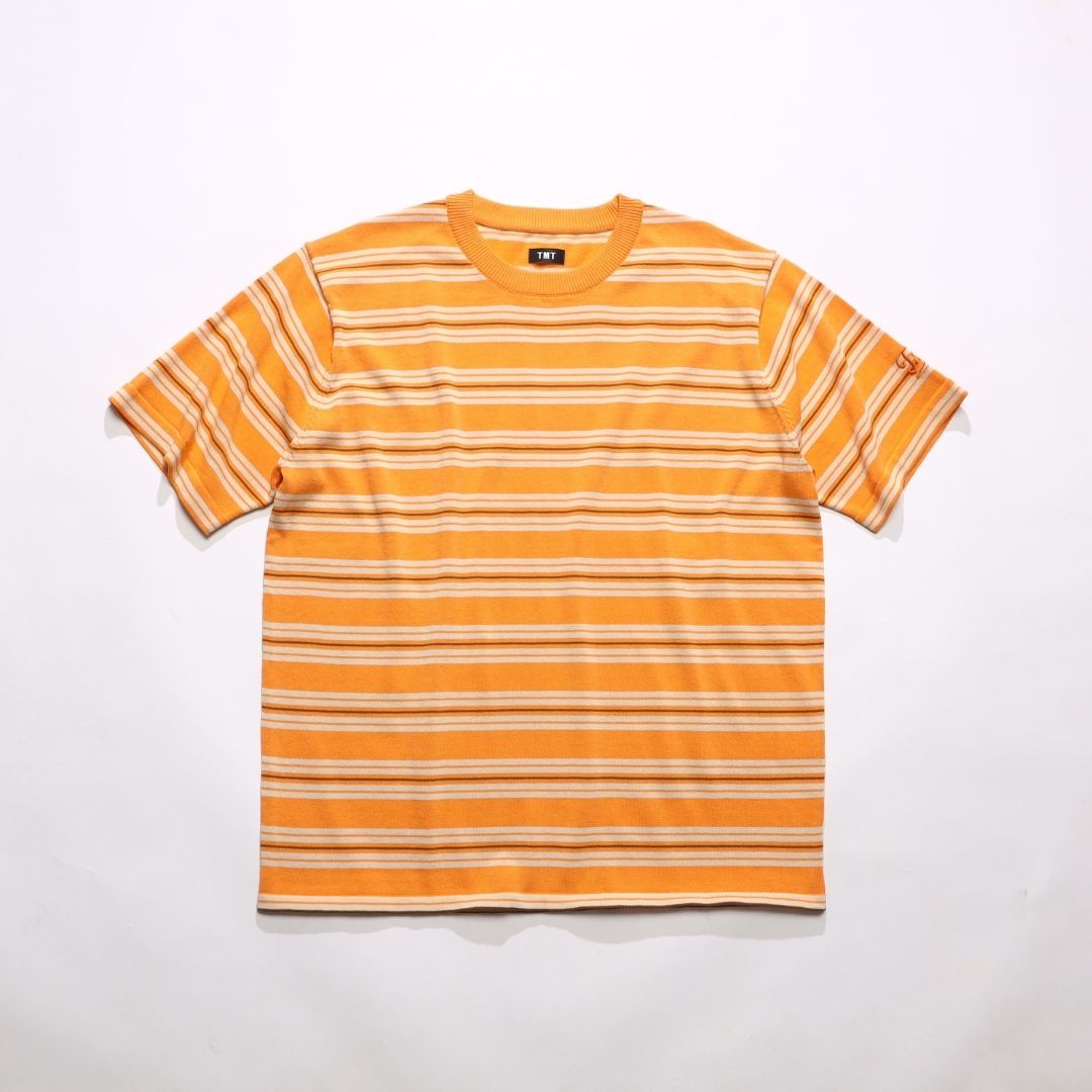 DRY KNIT BORDER T-SHIRTS