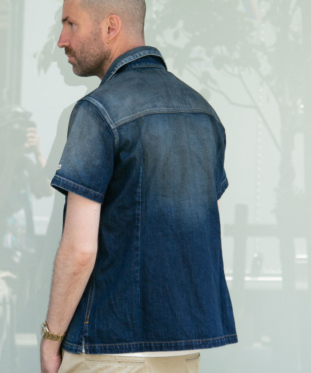 10oz DENIM SHORT SLEEVE SHIRTS（REGULAR FIT）