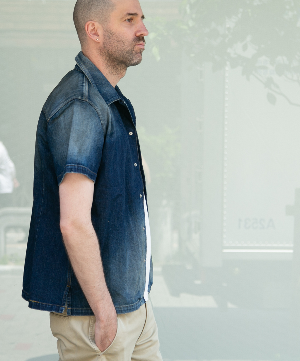 10oz DENIM SHORT SLEEVE SHIRTS（REGULAR FIT）