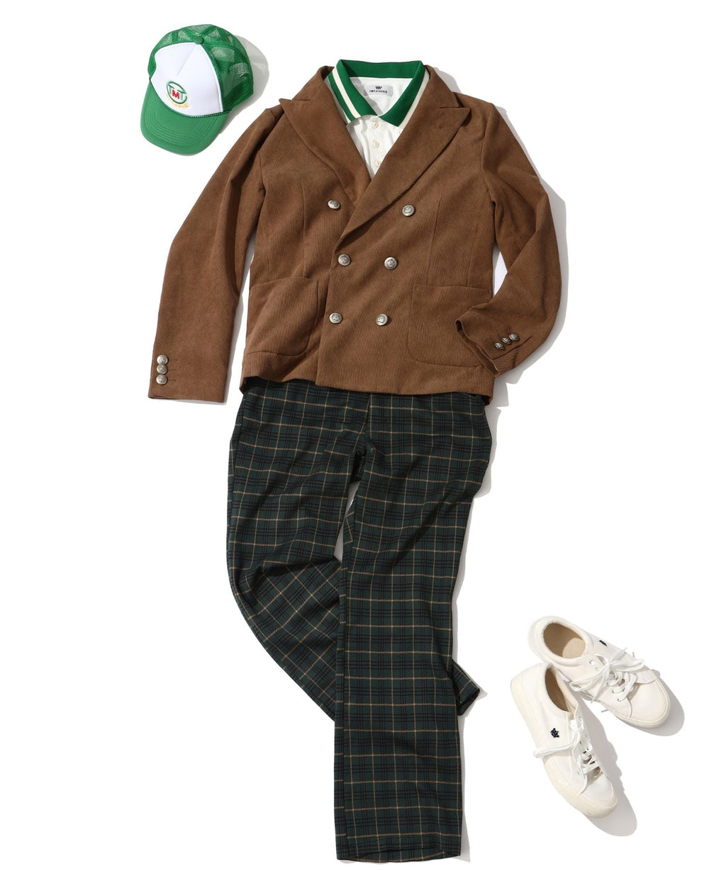 CORDUROY DOUBLE JACKET／BROWN