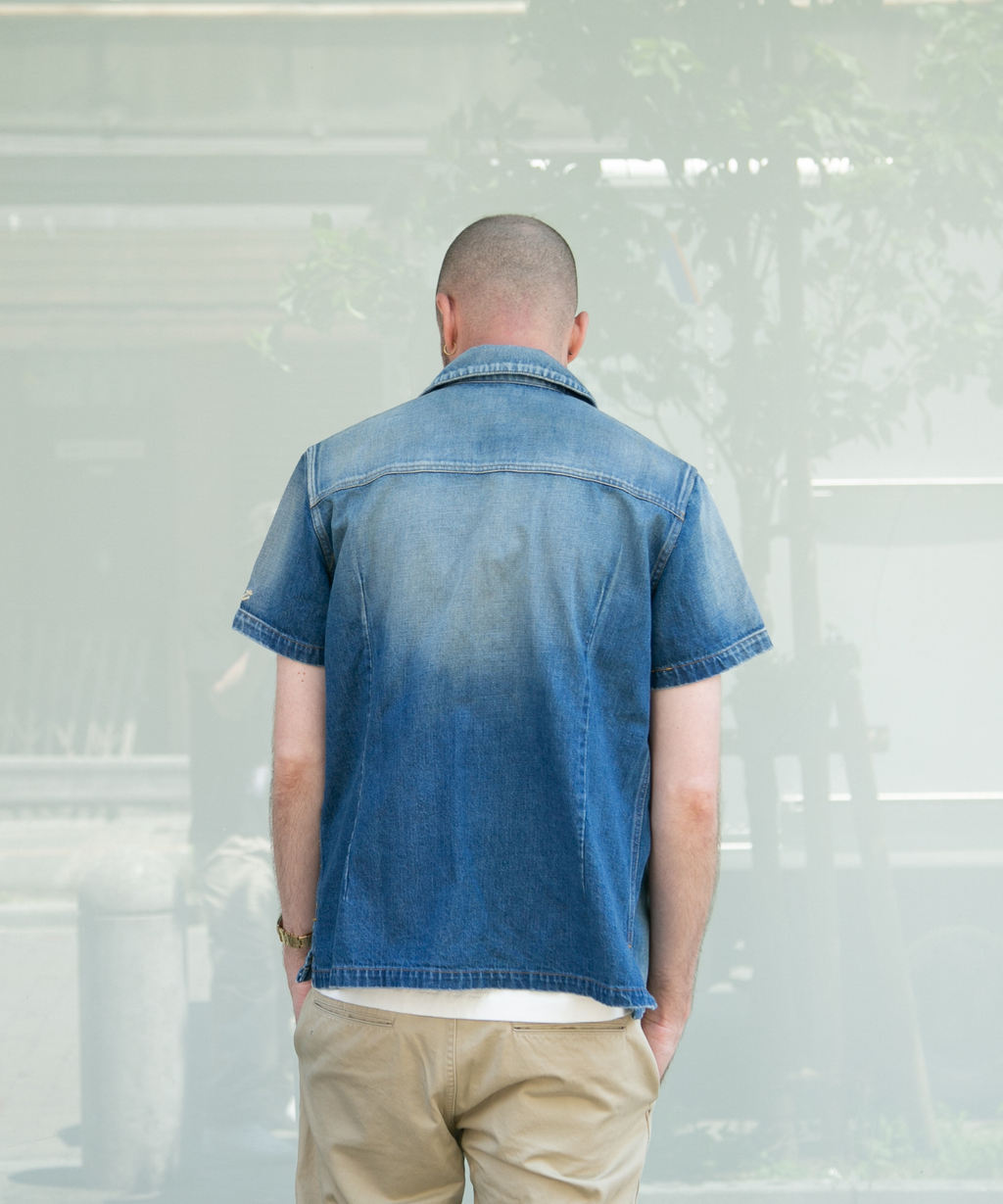 10oz DENIM SHORT SLEEVE SHIRTS（REGULAR FIT）